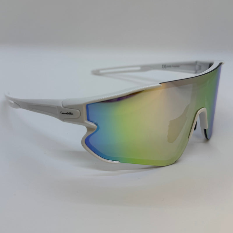 Óculos Alpes Branco Lente Rosa