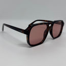 Óculos Aviador Soleil Tartaruga Lente Rose