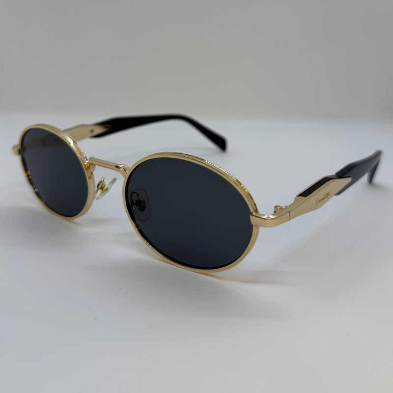 Óculos Vic Gold Lente Preta