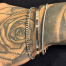 Conjunto com 3 pulseira em Aço Inoxidável