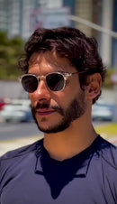 Óculos Zeus Quadrado Jaguar Transparente