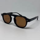 Óculos Aviador Buck Dark Lente Marrom