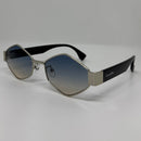 Óculos Losango Luxury Azul Degrade