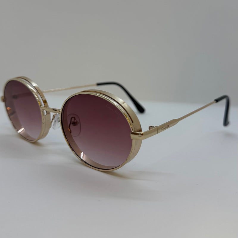 Óculos Josefina Gold Lente Rosa