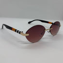 Óculos Zuri Losango Rose Degrade