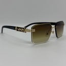 Óculos Malboro Marrom Degrade Bambu