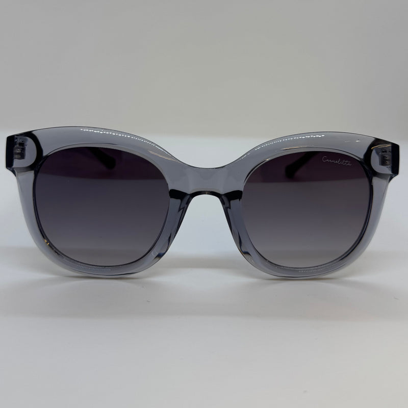 Óculos Catarina Cinza Translúcido