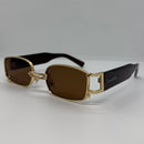 Óculos Zul Ring Gold Marrom