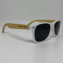 Óculos Leme Branco Bambu Polarizado