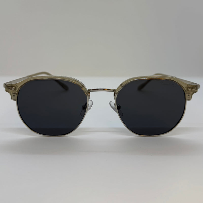 Óculos Zeus Âmbar Translúcido Redondo