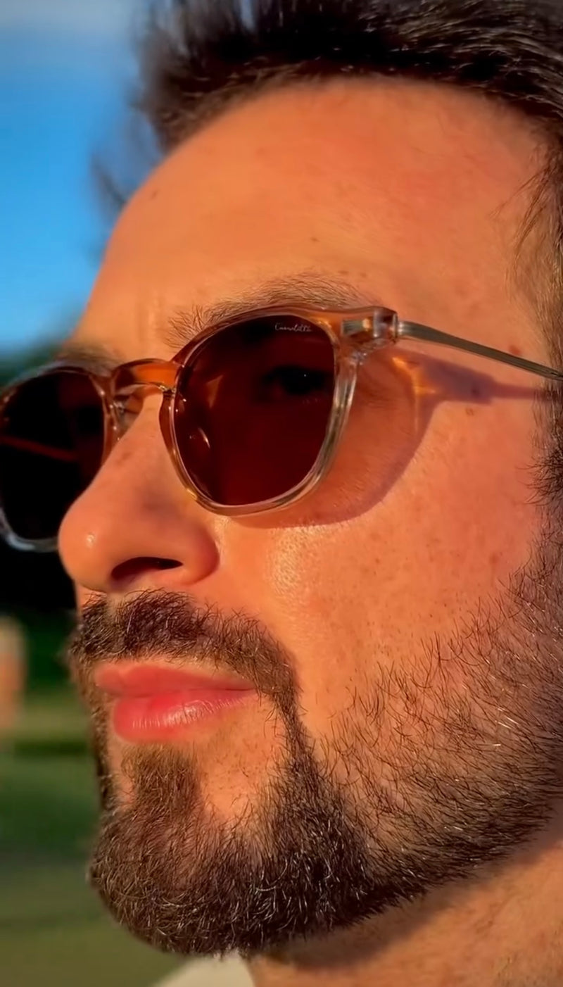 Óculos Wize Marrom Degrade