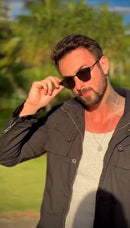 Óculos Zeus Dark Quadrado Lente Verde