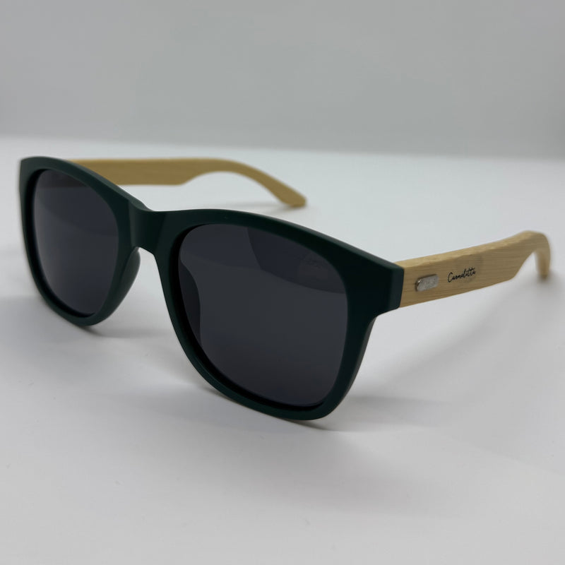 Óculos Mordecai Verde Militar Bambu