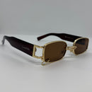 Óculos Zul Ring Gold Marrom