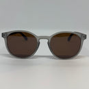 Óculos Fiji Cinza Bambu Marrom