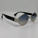 Óculos Losango Luxury Azul Degrade