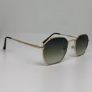 Óculos Hexagonal Retrô Delux Verde Escuro