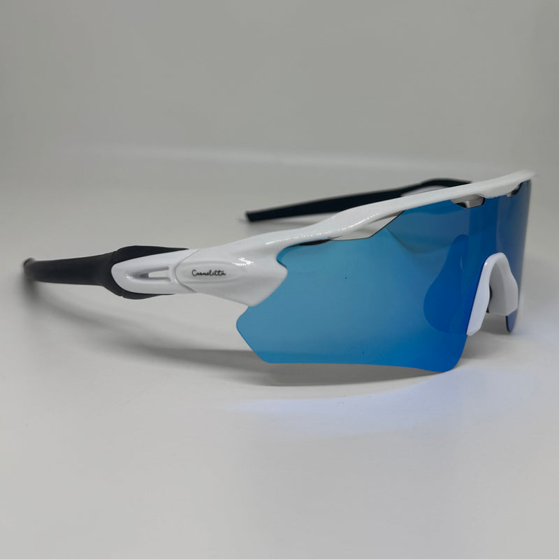 Óculos Bolt Branco Lente Azul