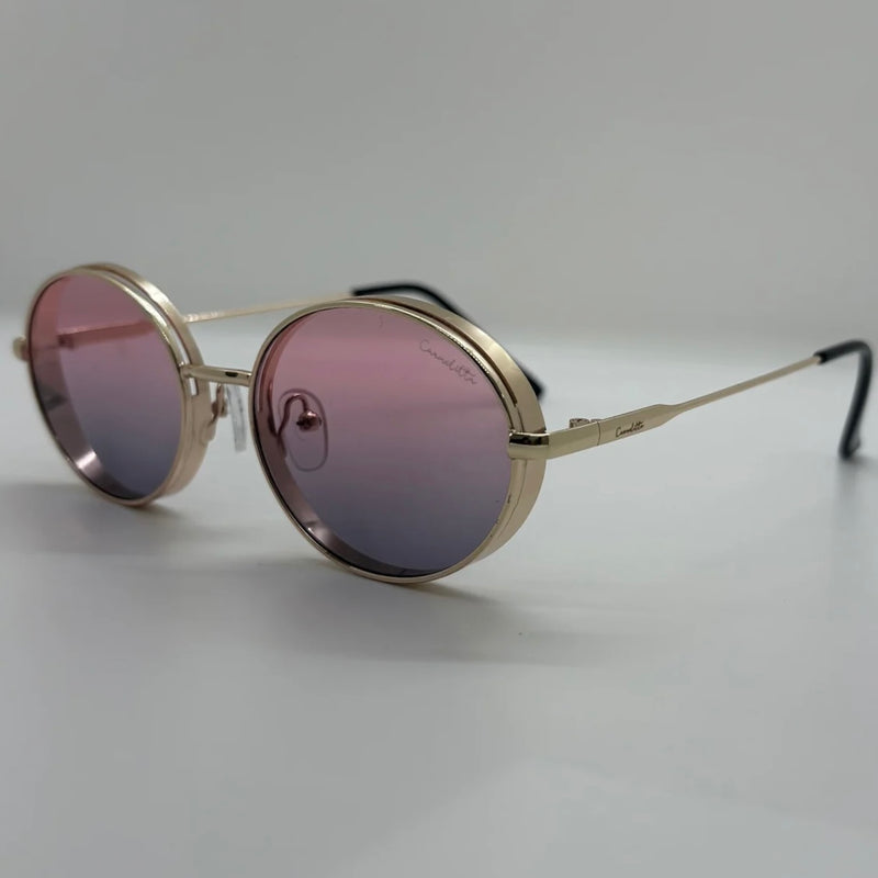Óculos Josefina Gold Lente Rosa/Lilas