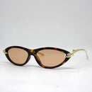 Óculos Sauvage Gold Tartaruga Lente Rose