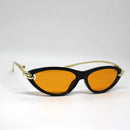 Óculos Sauvage Gold Dark Lente Laranja
