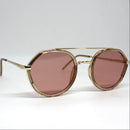 Óculos Aviador London Gold Lente Rose