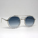 Óculos Aviador London Silver Lente Azul