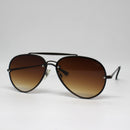 Óculos Aviador Prestige Dark Lente Marrom Degrade