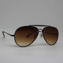 Óculos Aviador Prestige Dark Lente Marrom Degrade