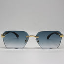 Óculos Changuir Gold Lente Azul Degrade