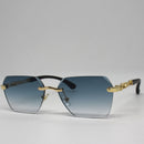 Óculos Changuir Gold Lente Azul Degrade