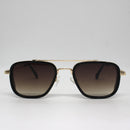 Óculos Aviador Montana Gold Marrom