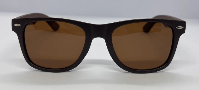 Óculos São Conrado Marrom Bambu Escuro Polarizado